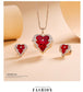 Jewelry Set Queen Red Angel Heart Jewelry Set | Swarovski® Crystals freeshipping - D' Charmz