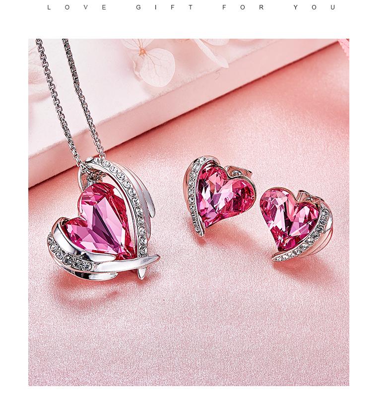 Angel Eternal Love Jewel Set | Swarovski® Crystal - Jewelry Set - D’ Love • Swarovski Crystal - D’ Charmz