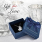 Angel Eternal Love Necklace | Rhodium - Crystal In Box - Necklace - D’ Love • Swarovski Crystal - D’ Charmz