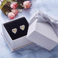 Angel Heart Earrings - Aurora Boreale plus box - Earrings - Swarovski Crystal