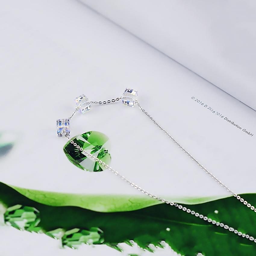 Aurore Cube Beads Jewel Set - Jewelry Set - Swarovski Crystal - Necklace