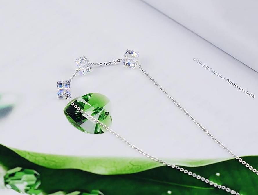 Aurore Cube Beads Jewel Set - Jewelry Set - Swarovski Crystal