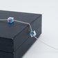 Aurore Cube Beads Jewel Set - Jewelry Set - Swarovski Crystal - Bracelet - Aurore Boreale