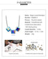 Aurore Cube Magic Crystals Necklace | 925 Silver - Necklace - Swarovski Crystal