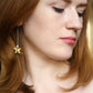Earrings Asymmetric Crystal Star Earrings freeshipping - D' Charmz