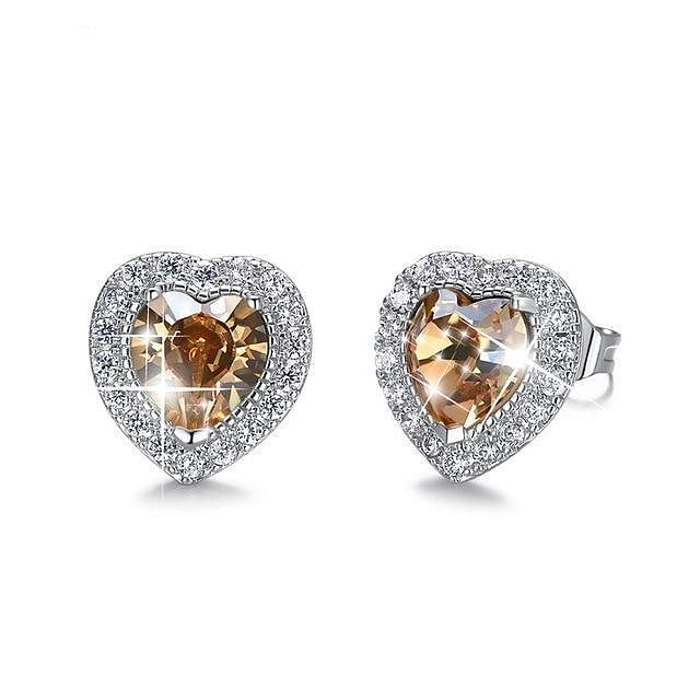 Birth Stone Earrings | Swarovski® Crystal - Aug - Earrings - D’ Love • Swarovski Crystal - D’ Charmz