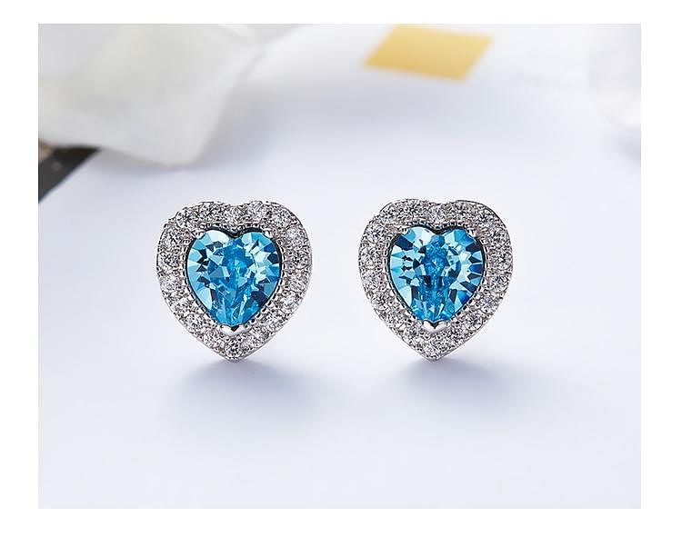 Birth Stone Earrings | Swarovski® Crystal - Earrings - D’ Love • Swarovski Crystal - D’ Charmz