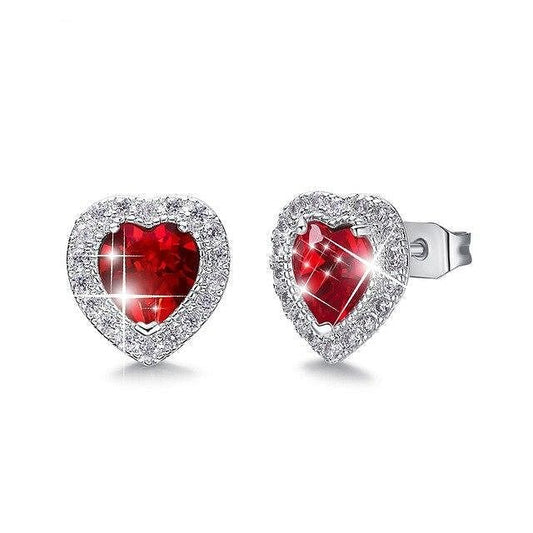 Birth Stone Earrings | Swarovski® Crystal - Jan - Earrings - D’ Love • Swarovski Crystal - D’ Charmz