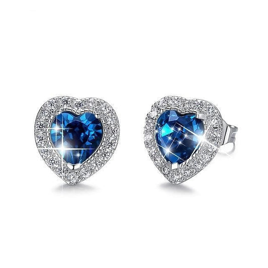 Birth Stone Earrings | Swarovski® Crystal - Sep - Earrings - D’ Love • Swarovski Crystal - D’ Charmz