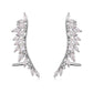 Cool Wing Ear Cuff - Rhodium Plated - Earrings - Swarovski Crystal