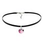 Crystal Heart Choker - Rose - Necklace - Choker Swarovski Crystal