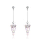 Crystals From Swarovski Spike Pendant Drop Earrings | Swarovski®Crystal - Crystal White Patina WHIPA - Earrings - Swarovski Crystal - D’ 