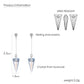 Crystals From Swarovski Spike Pendant Drop Earrings | Swarovski®Crystal - Earrings - Swarovski Crystal - D’ Charmz