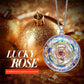 Dancing Rose I Love You Mom Lucky Stone Necklace | Swarovski® Crystal - Mother’s Day • Swarovski Crystal - D’ Charmz