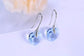 Heart Drop Jewel Set - Jewelry Set - Swarovski Crystal - Aquarium - Earrings