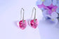 Heart Drop Jewel Set - Jewelry Set - Swarovski Crystal - Rose - Earrings
