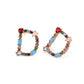 Initial Letter Crystal Rhinestones Stud Earrings - D - Earrings - Statement Earrings • Trendy - D’ Charmz