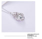 Love In Castle Heart Necklace | 925 Silver - Necklace - D’ Love • Swarovski Crystal - D’ Charmz