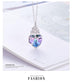 Love In Castle Heart Necklace | 925 Silver - Necklace - D’ Love • Swarovski Crystal - D’ Charmz