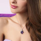 Love In Castle Heart Necklace | 925 Silver - Necklace - Swarovski Crystal