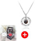 Luxe Rosy Jewel Box ❤ I LOVE YOU 100 Languages Necklace ❤ - Grey / Circle Style 6 - Necklace - D’ Love • Jewelry Box • Mother’s Day - D’ 
