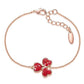 Bracelet Lucky Clover Bracelet | Swarovski® Crystal freeshipping - D' Charmz