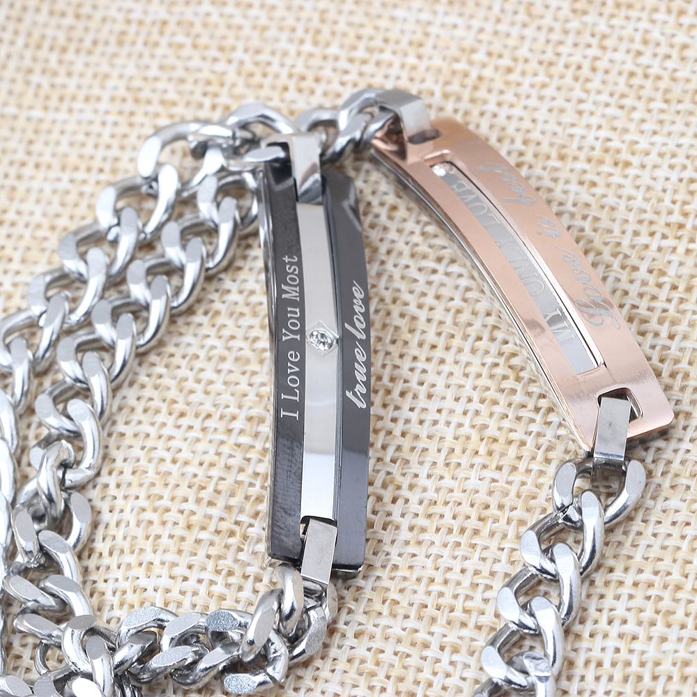 Bracelet "My Only Love" Couple Bracelet freeshipping - D' Charmz
