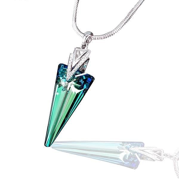 Necklace Swarovski® Crystal Spike Pendant Necklace freeshipping - D' Charmz