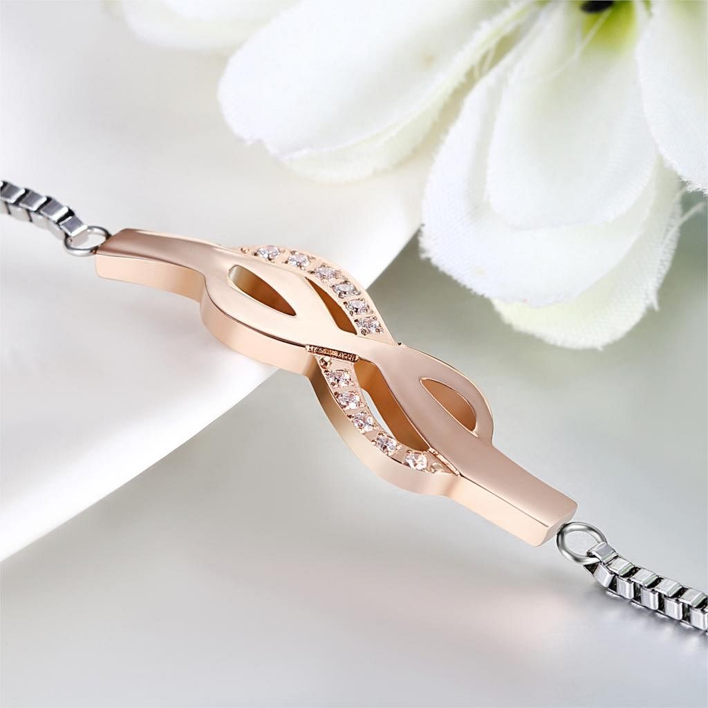 Bracelet Infinity Love CZ Crystal Bracelet | Couple Bracelets freeshipping - D' Charmz