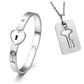 Jewelry Set "You Are The Key To Unlock My Heart" Couple Necklace Bracelet freeshipping - D' Charmz