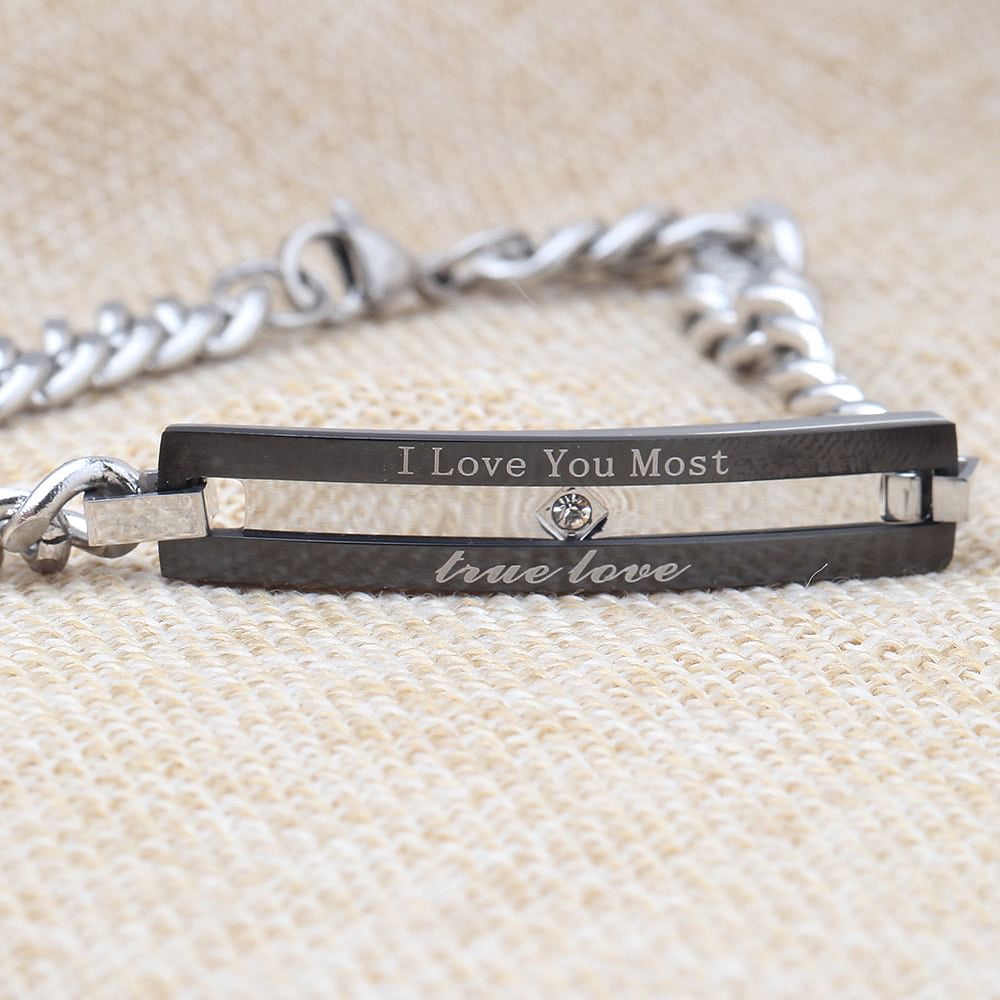 Bracelet "My Only Love" Couple Bracelet freeshipping - D' Charmz