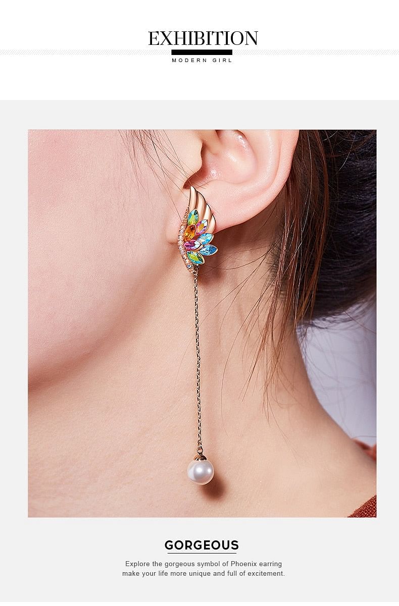 Earrings Phoenix Earrings | Swarovski® Crystal freeshipping - D' Charmz