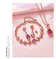 Jewelry Set Rose Story Jewel Set | S925 Silver Swarovski® Crystal freeshipping - D' Charmz