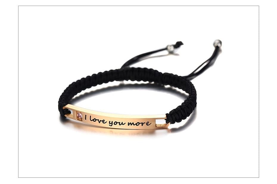 Bracelet Love Promises Braided Bracelet | Couple Bracelets freeshipping - D' Charmz