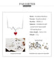 Necklace Love Heartbeat Necklace | S925 Silver Swarovski® freeshipping - D' Charmz