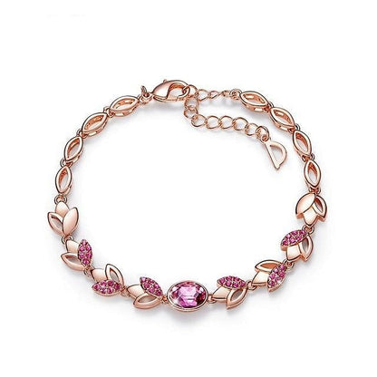 Bracelet Rose Story Bracelet | Swarovski®Crystal freeshipping - D' Charmz