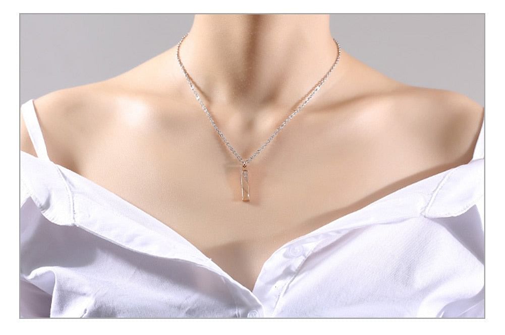 Necklace Love Puzzle Stick Necklace | Couple Necklaces freeshipping - D' Charmz