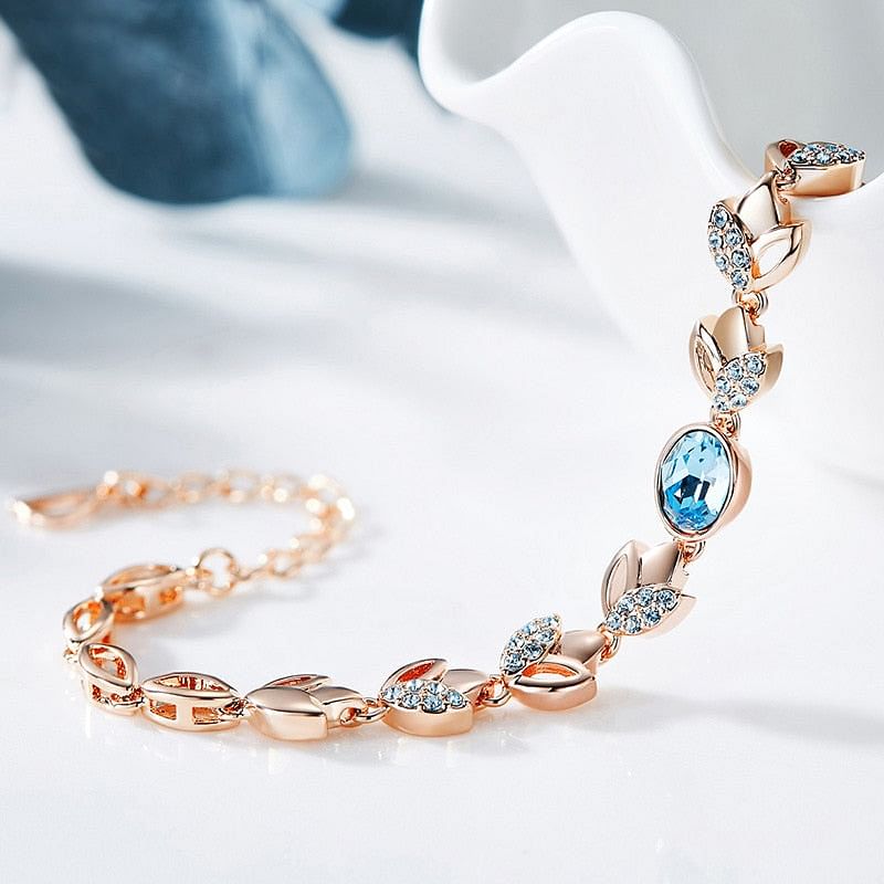 Bracelet Rose Story Bracelet | Swarovski®Crystal freeshipping - D' Charmz