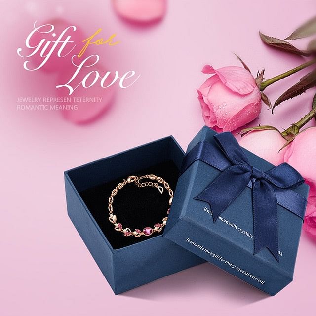 Bracelet Rose Story Bracelet | Swarovski®Crystal freeshipping - D' Charmz