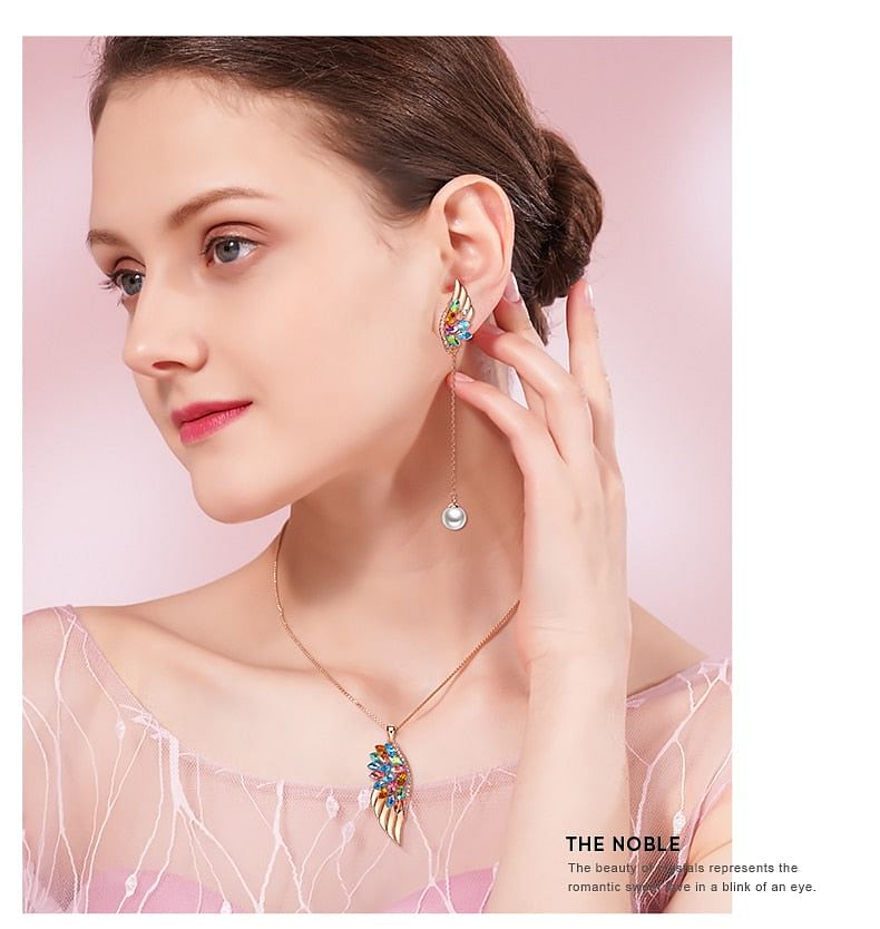 Jewelry Set Phoenix Jewel Set | Swarovski® Crystal freeshipping - D' Charmz