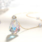 Necklace Oval Helix Bead Stone Necklace | Crystals From Swarovski freeshipping - D' Charmz