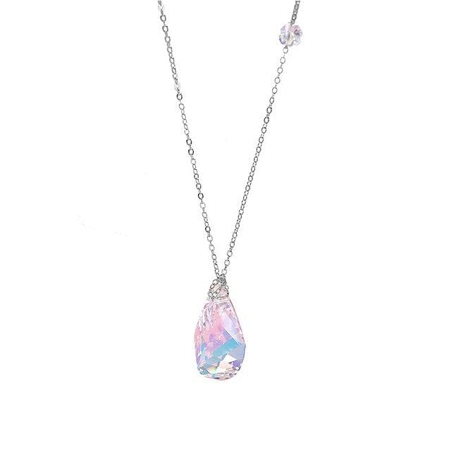 Necklace Oval Helix Bead Stone Necklace | Crystals From Swarovski freeshipping - D' Charmz