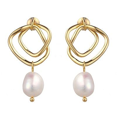 Earrings Exquisite Natural Pearl Fashion Drop Earrings freeshipping - D' Charmz