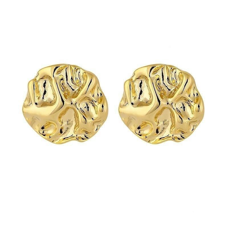 Earrings Curvia Irregular Statement Korean Stud Earrings freeshipping - D' Charmz