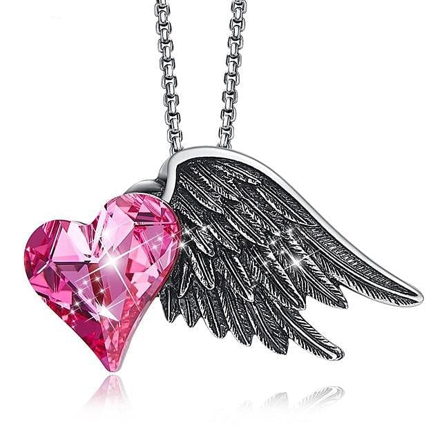 Necklace Dark Angel Necklace | Swarovski® Crystal freeshipping - D' Charmz
