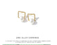 Pera Stylish Korean Romantic Freshwater Pearls Earrings