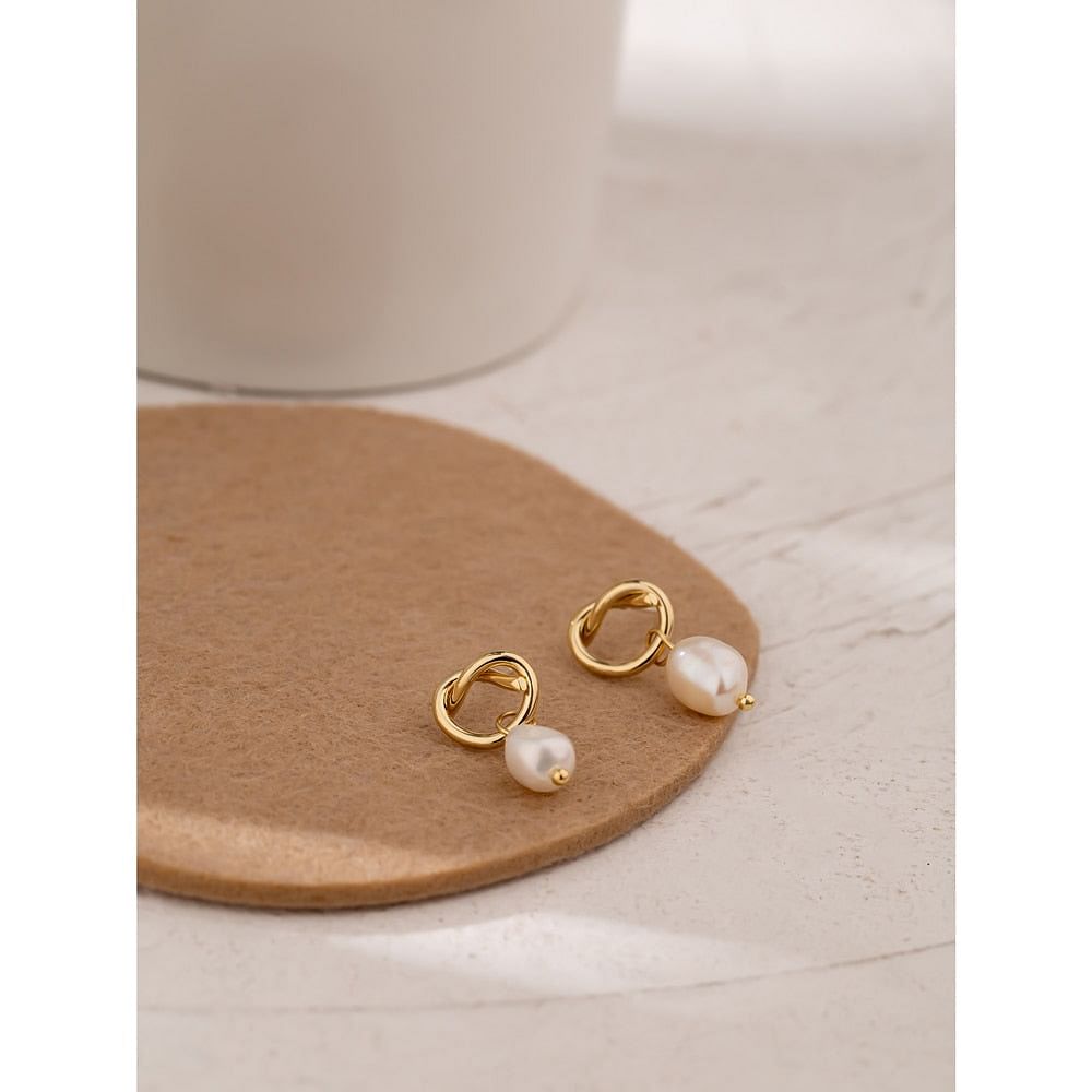 Earrings Minimalist Natural Pearls Dangle Earrings freeshipping - D' Charmz