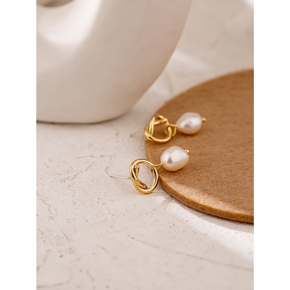 Earrings Minimalist Natural Pearls Dangle Earrings freeshipping - D' Charmz