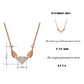 Necklace Gold Wing Heart Necklace freeshipping - D' Charmz