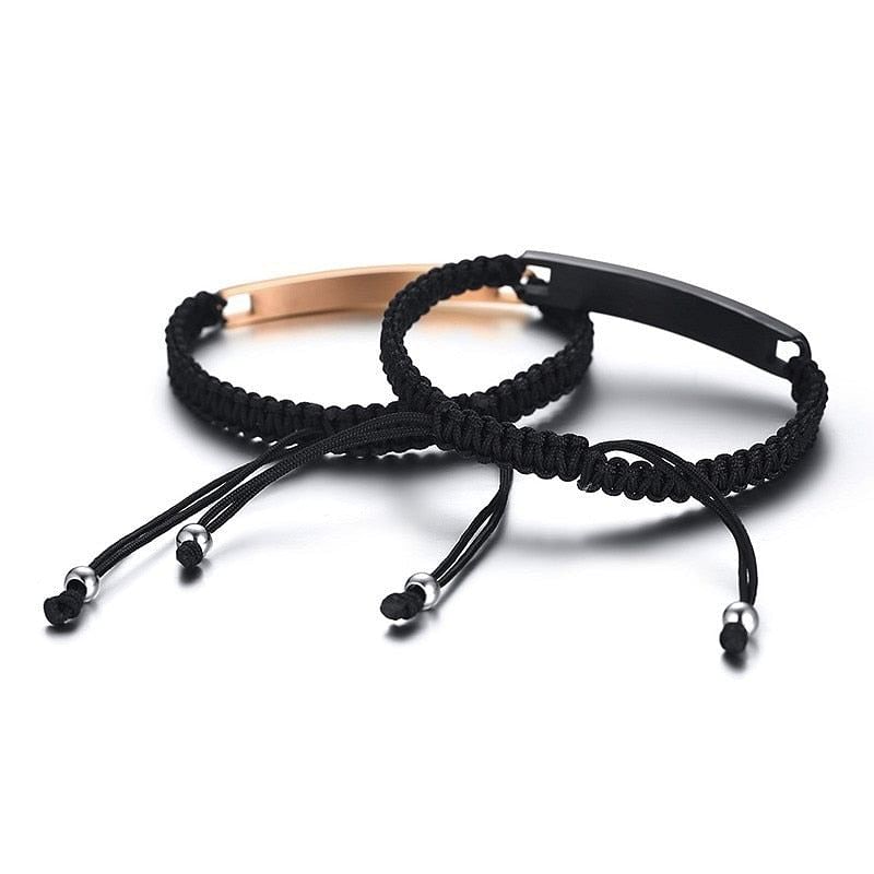 Bracelet Love Promises Braided Bracelet | Couple Bracelets freeshipping - D' Charmz